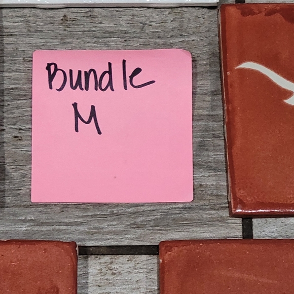 Texas Longhorns 5 piece bundle decorative tiles or coasters - Picture 3 of 6